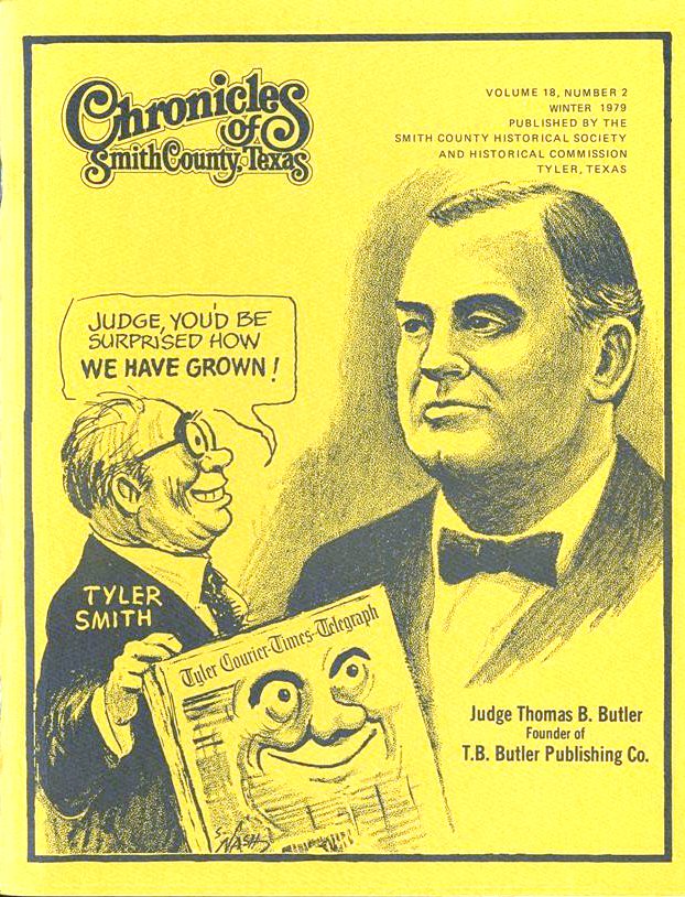 Chronicles of Smith County, Texas, Volume 18 Issue 2
