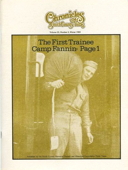 Chronicles of Smith County, Texas, Volume 22 Issue 2, Winter 1983.