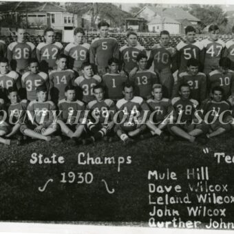 Tyler High School 1930 Football Team (print)