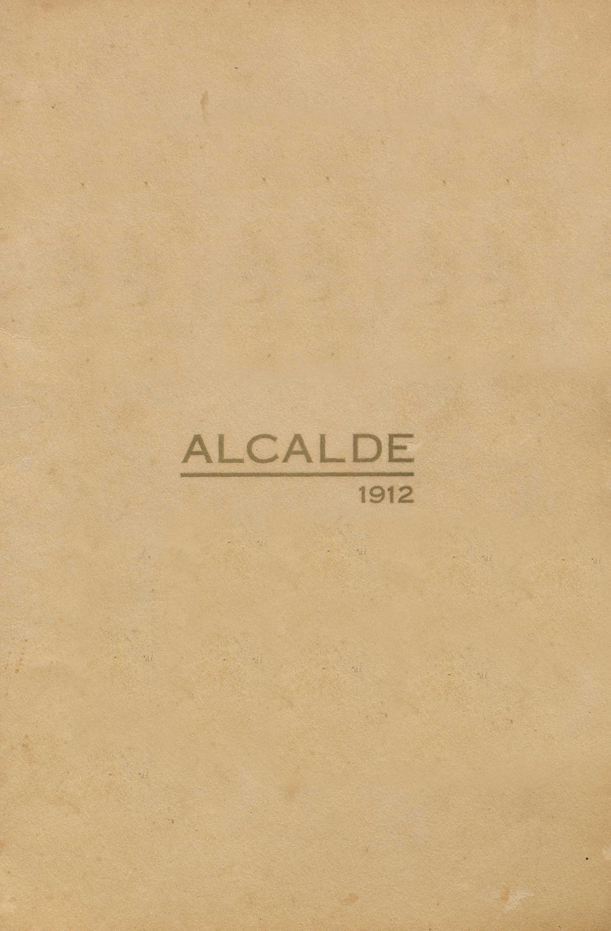 1912 Tyler High School Yearbook Alcalde, Tyler, Smith County, Texas.