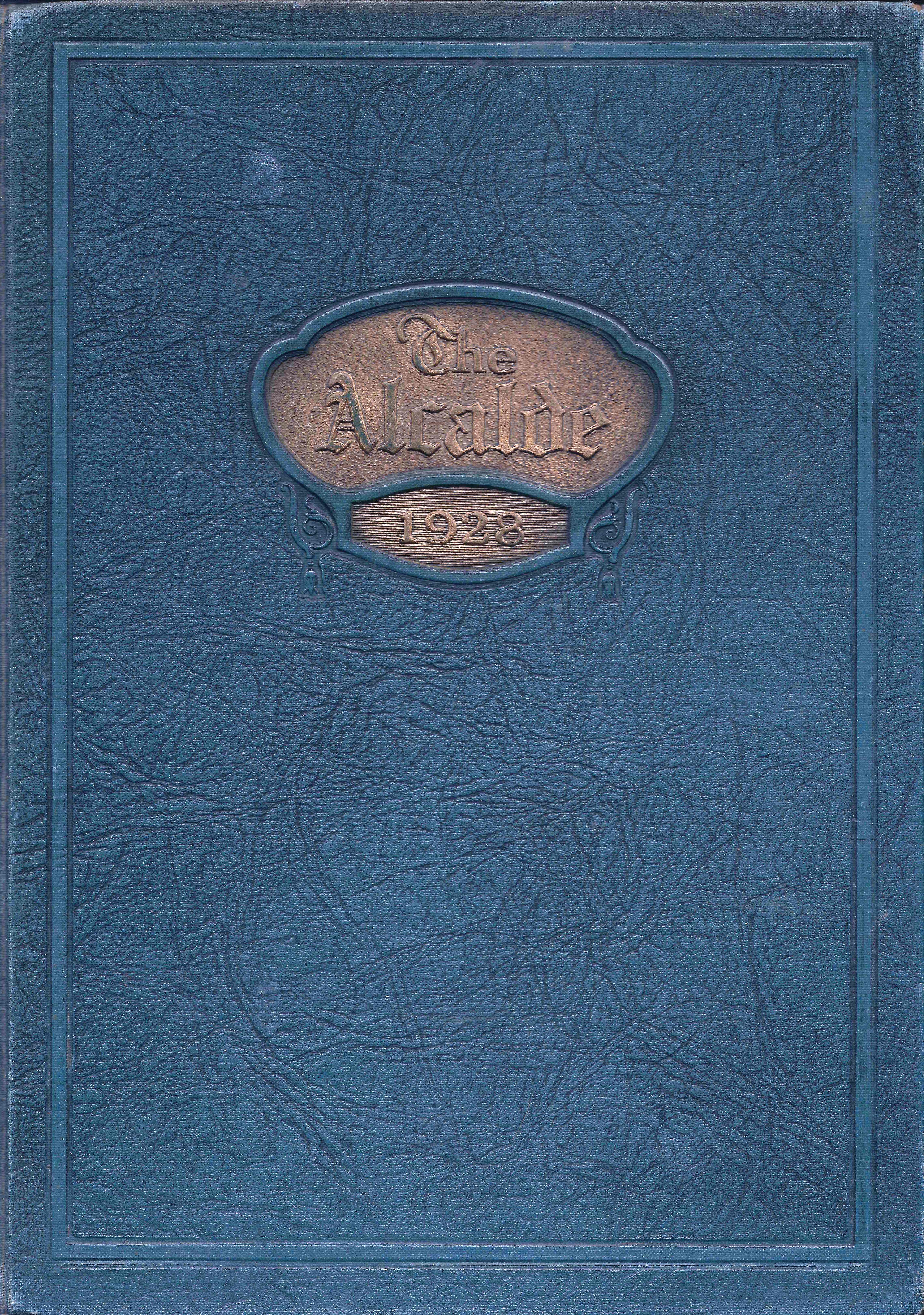 1928 Tyler High School Yearbook Alcalde, Tyler, Smith County, Texas.
