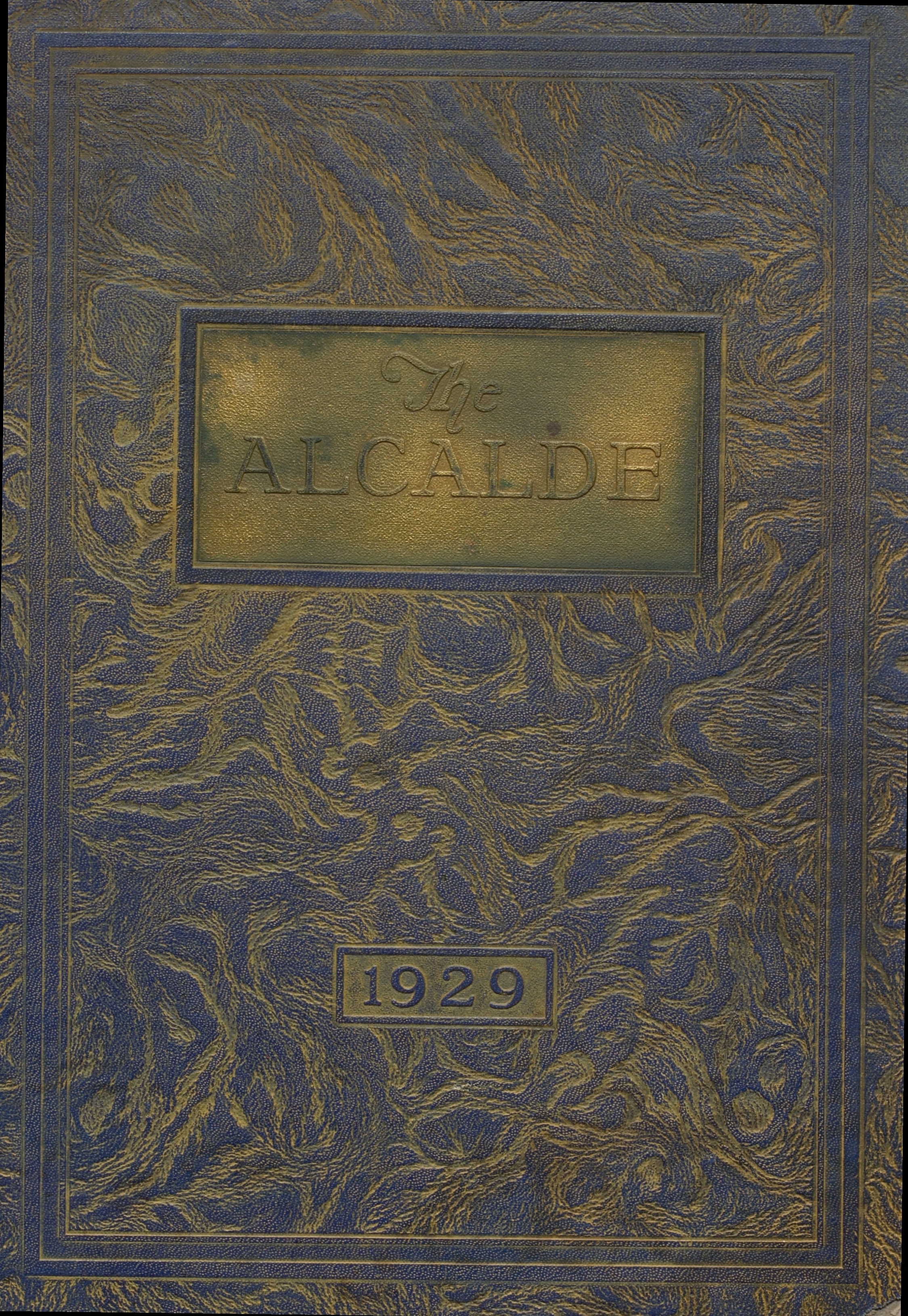1929 Tyler High School Yearbook Alcalde, Tyler, Smith County, Texas.