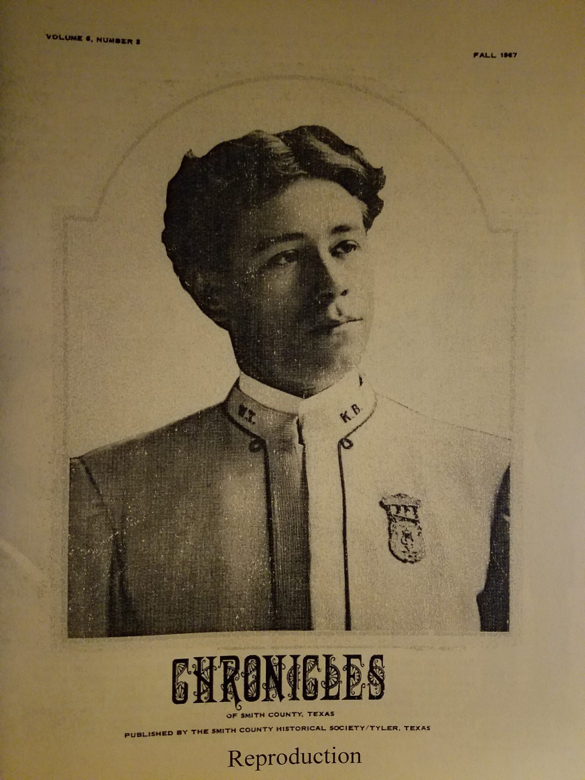 Chronicles of Smith County, Texas, Volume 6, Number 2 (new/used/reproduction)