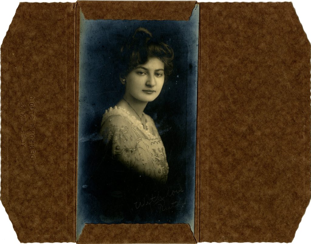 Denison's Studio, Tyler Texas - Ruth Hambrick - Circa 1915. [Object Id: BSF062]