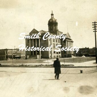 1909 Courthouse young trees (print)