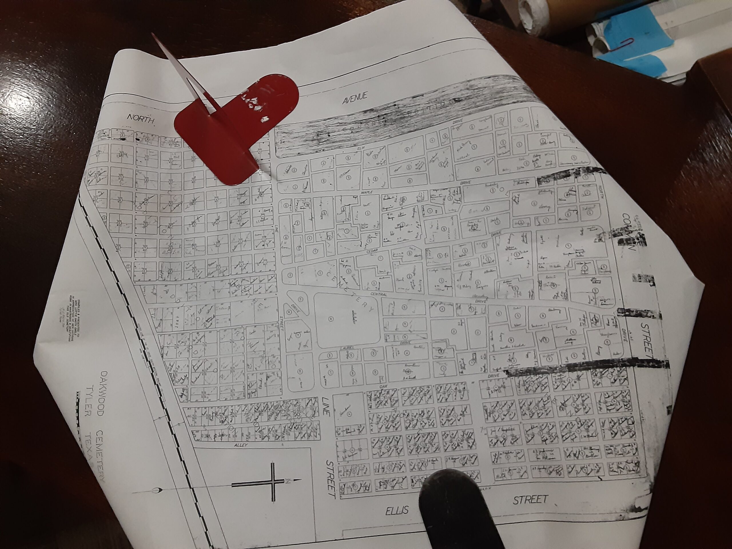 Oakwood Cemetery Map - Image 2