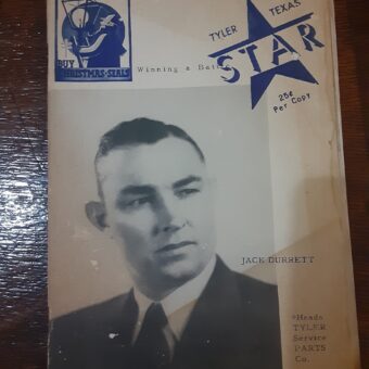 Tyler Texas Star Winning a Battle, Issue November 1946