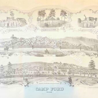 Camp Ford Lithograph