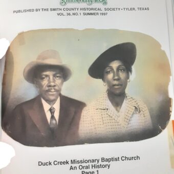 Chronicles of Smith County, Texas, Volume 36 Issue 1