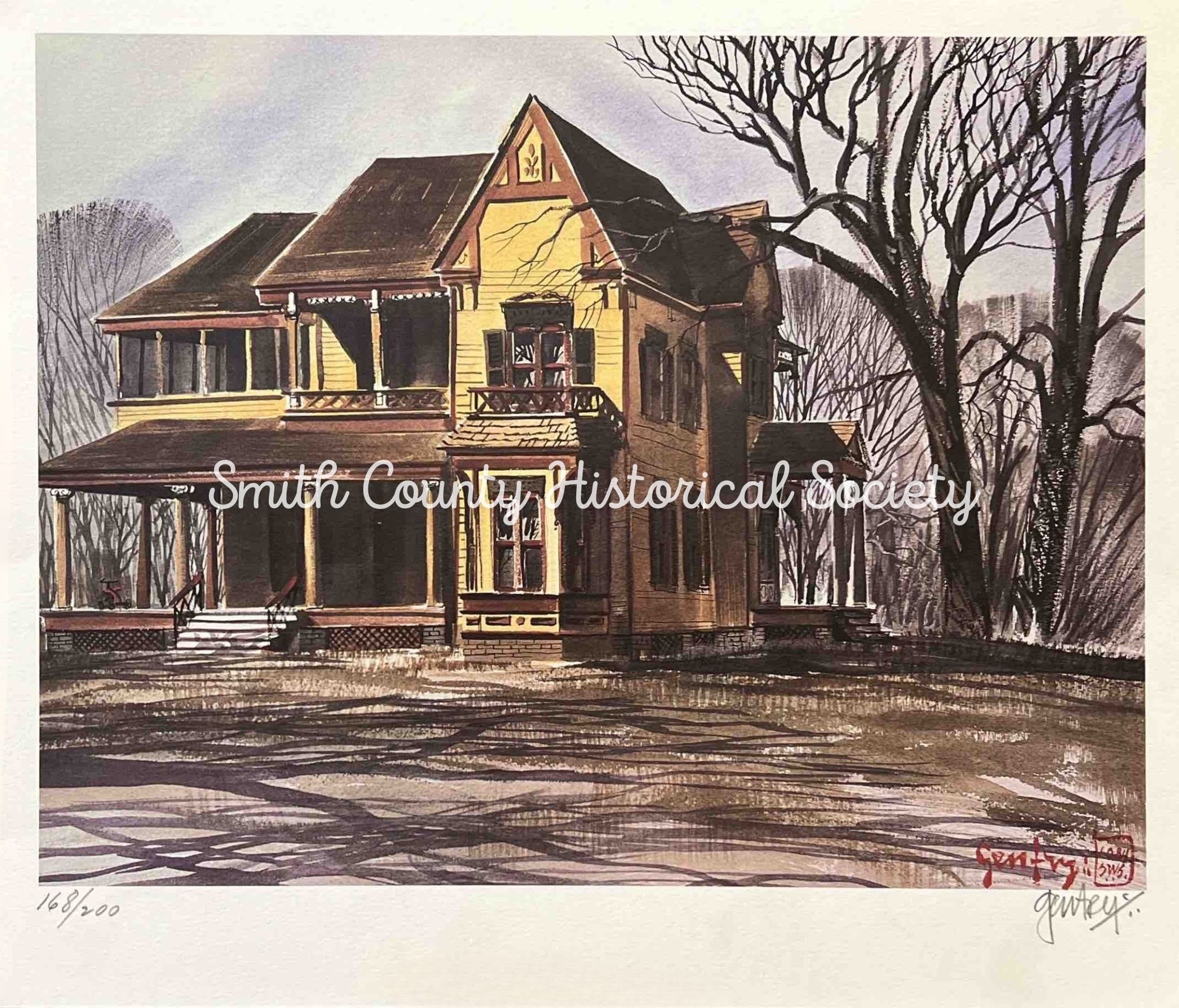 A. C. Gentry Print: Bonner-Whitaker-McClendon House